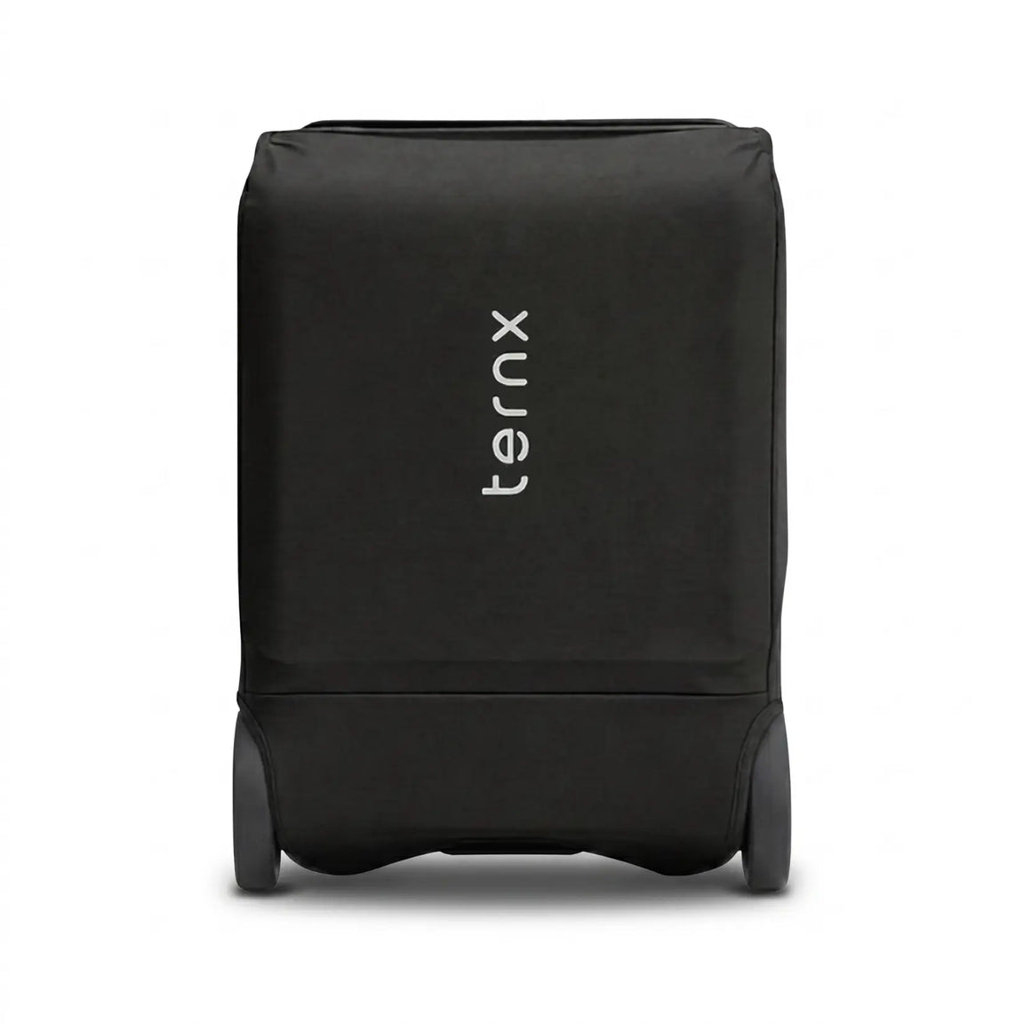 Black suitcase with 'ternx' branding