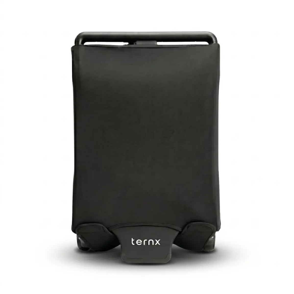 Black suitcase with 'ternx' branding
