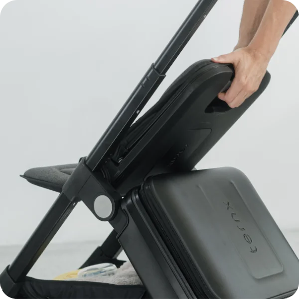 Travel Easy with Your Luggage Stroller on a Plane TernX