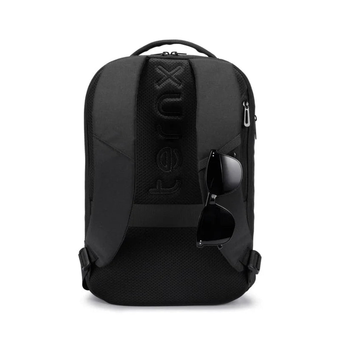 TernX diaper bag backpack straps with sunglasses hanging from the loop detail