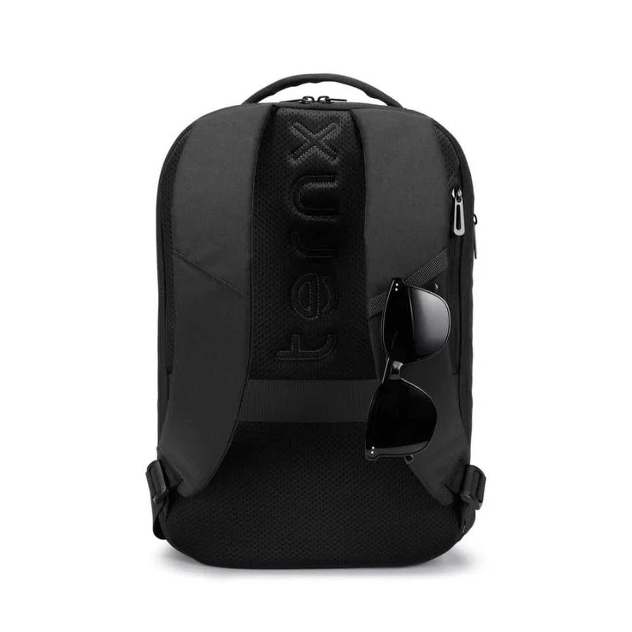 TernX diaper bag backpack straps with sunglasses hanging from the loop detail