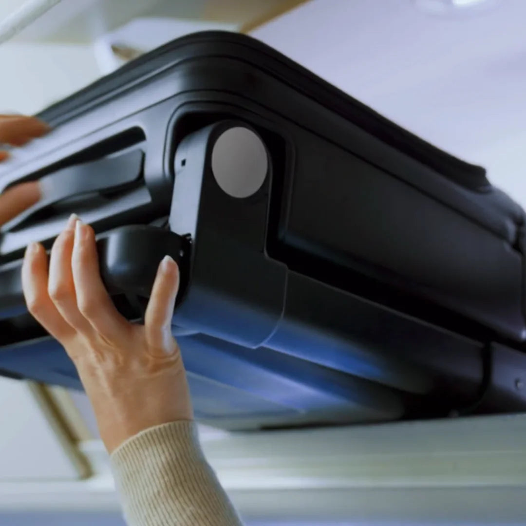 TernX Carry On Luggage Stroller fits in the overhead compartment