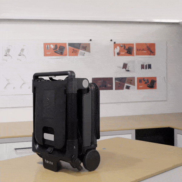 TernX transforms from luggage to stroller in seconds