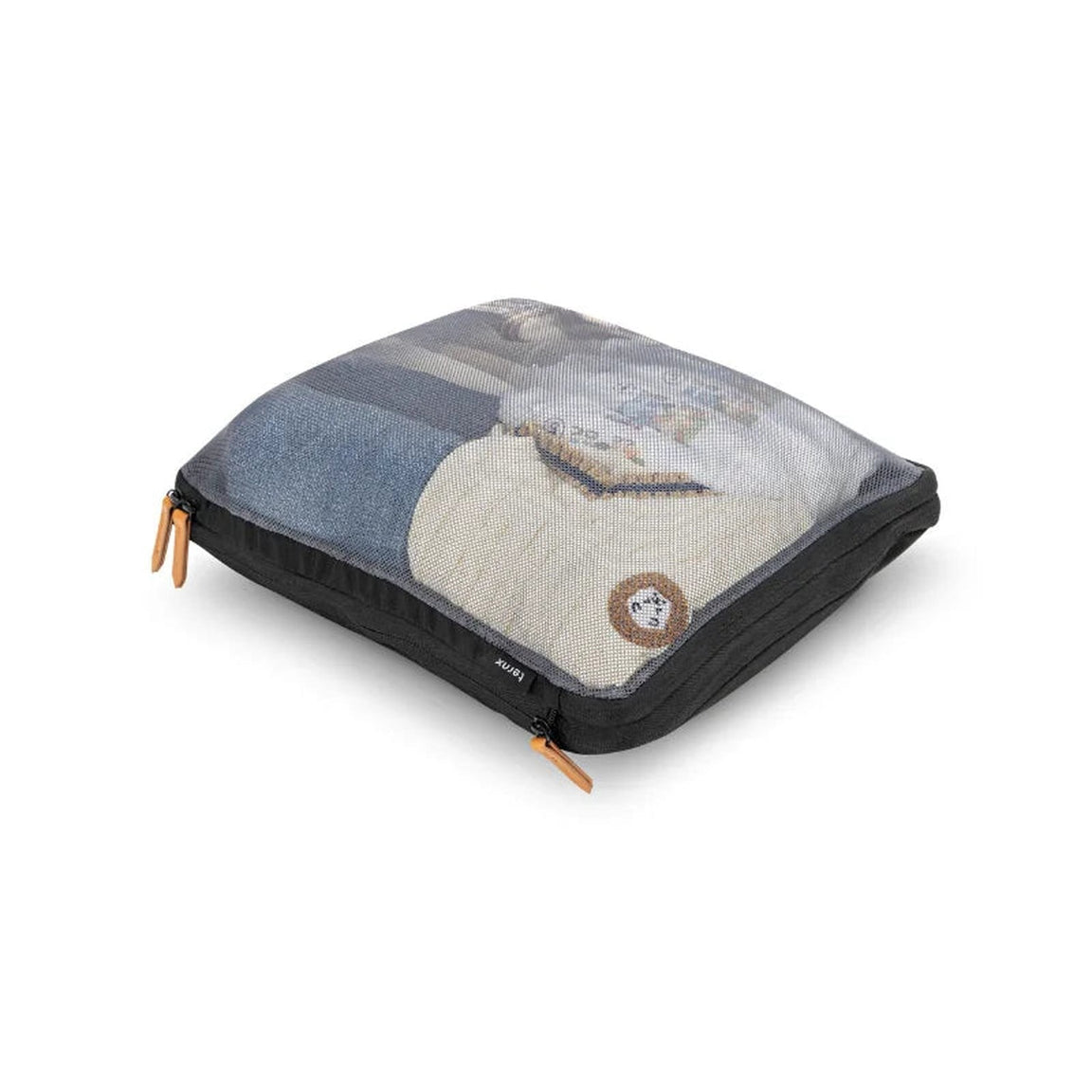 TernX packing cube fully compressed to save luggage space