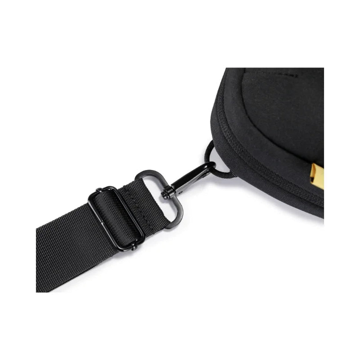 Dad wearing the TernX sling bag while travelling