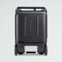 Thumbnail for A matte black TernX rolling storage case with dual wheels and a top handle, featuring the embossed 'ternx' logo on the front.