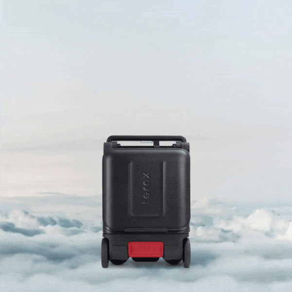 TernX transforms from luggage to stroller in seconds